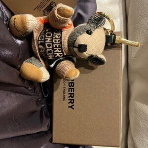 NWT Burberry London Bear Keychain